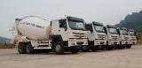 Trộn bê tông Howo 12m3-380Hp bom trộn CIMC