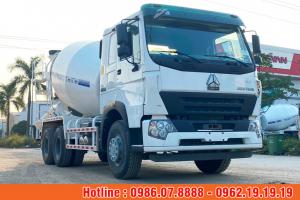 Xe Trộn Bê Tông HOWO 10m3 Khí Thải Euro 4