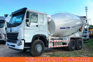 Xe Trộn Bê Tông HOWO 12m3 Khí Thải Euro 5