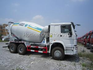 Trộn bê tông Howo 10m3-336Hp Bom trộn Yunly