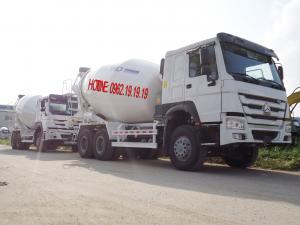 Trộn bê tông Howo 10m3-336Hp bom trộn CIMC